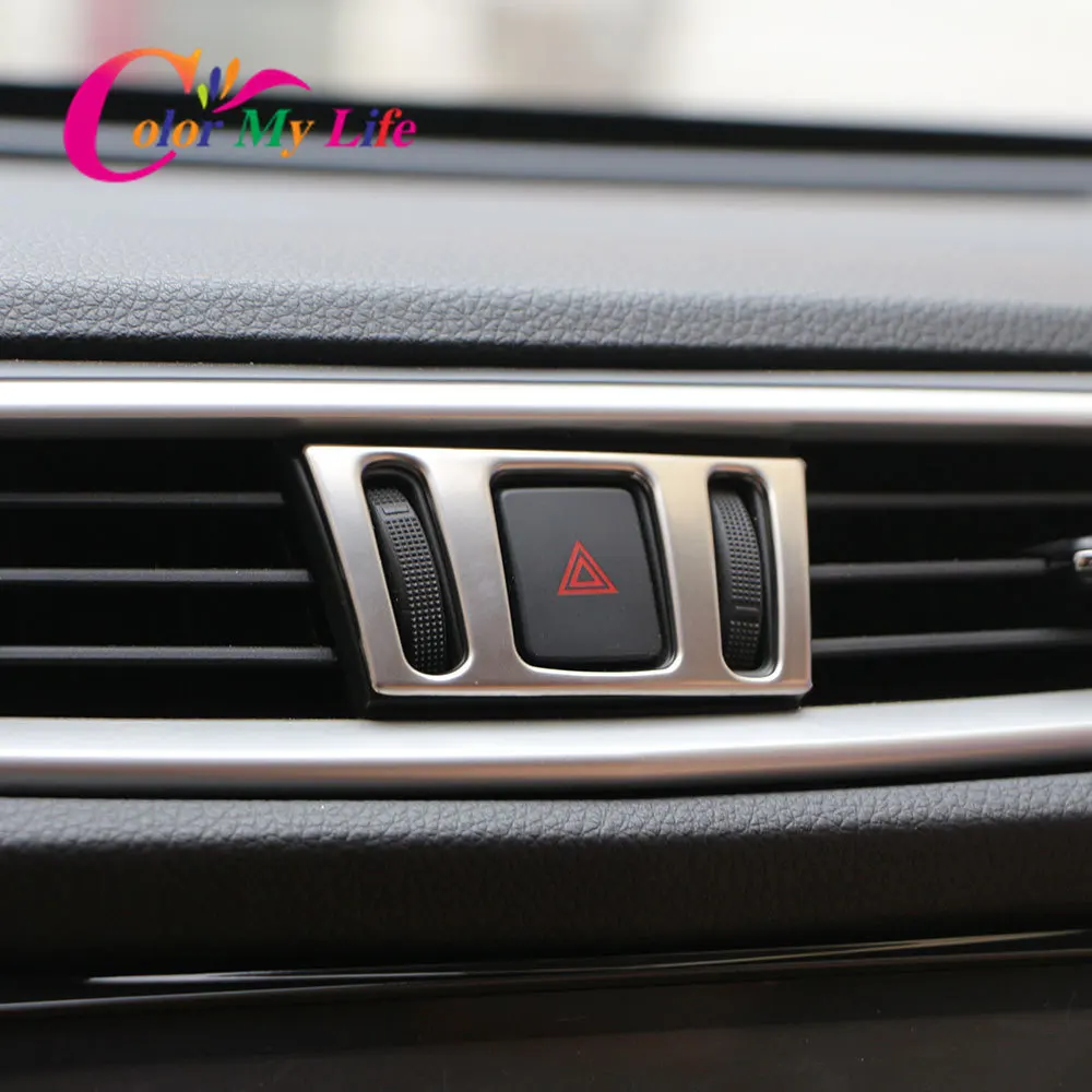 Car Center Console Air Vent Outlet Cover Sticker Per Nissan X-Trail Xtrail X Trail T32 2013-2021 Qashqai J11 2014-2021 Murano