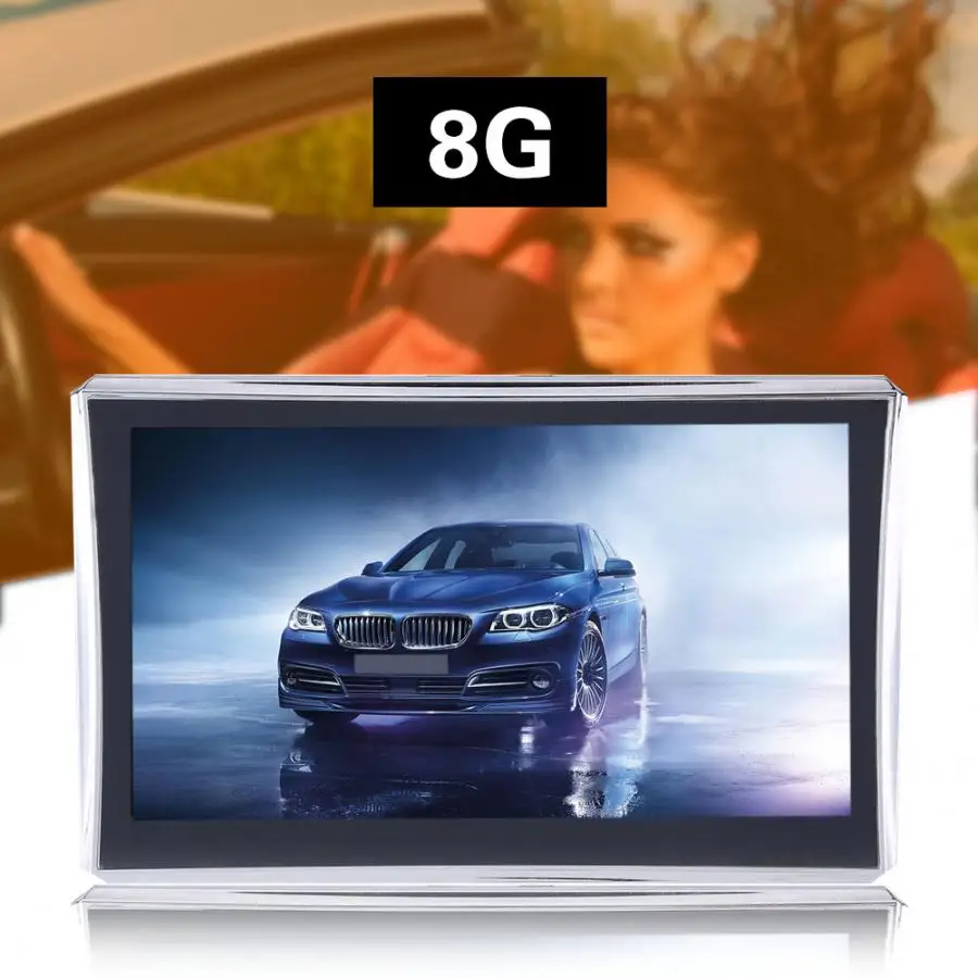 7 дюймов сенсорный экран автомобильный навигатор gps навигация 256 м 8 Гб FM Bluetooth Автомобильный gps навигатор с картой Европы