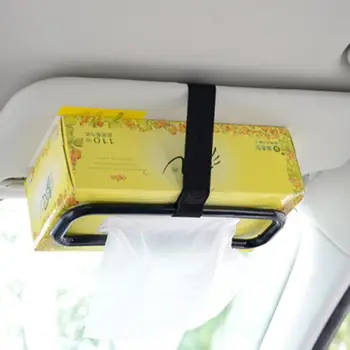 

2020 Portable Car Mount Organizer Car Sun Visor Tissue Box Holder Napkin Seat Back Bracket Auto Accessories drop shipping