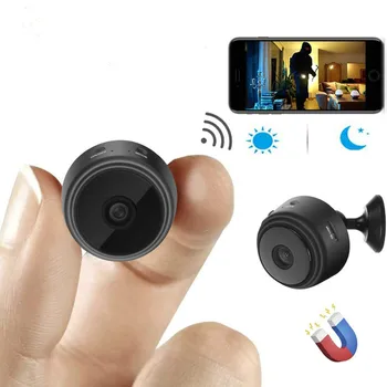 

Mini Camera, Home Security Camera WiFi, Night Vision 1080P Wireless Surveillance Camera, Remote Monitor Phone App