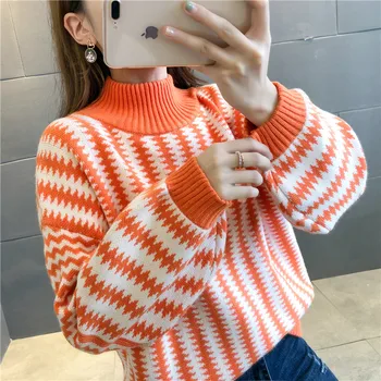 

2020 OHCLOTHING 9418 to film the new women's clothing with thick stripe sweater 52-1 / f, 10 row 2 shelves