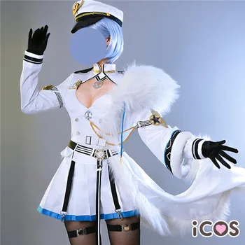 

2020 Azur Lane cosplay costume Chapayev White Sexy Dress for women Halloween Uniform free shipping A