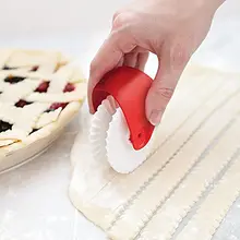 Кухня помощник DIY Тесто резки роликовые инструменты печенья производитель решетки роллер-Докер тесто резак инструмент волна/конопли шаблон