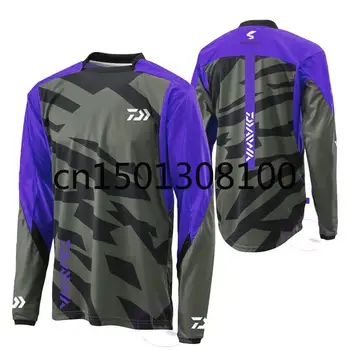 

2020 DAIWA New Style Fishing Clothing Cool Max Sunscreen Anti-uv Breathable Coat Long Sleeve Summer Fishing Size XS-5XL Shirt