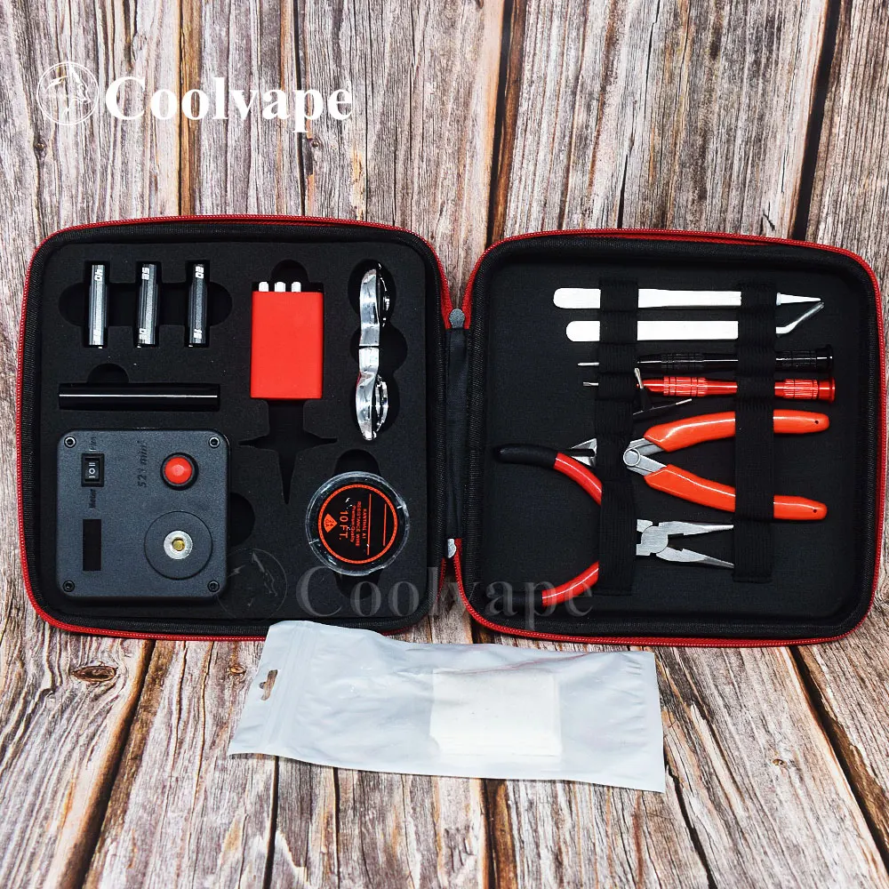 

coolvape Master DIY v3 Kit E-Cigarette DIY Tool Kit fit taifun gt4s rta Accessories Tool All-in-one Vape Device Rebuild Atomizer
