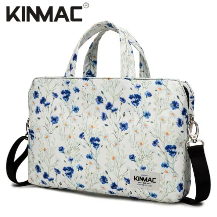 Small Blue Flower Новейший бренд Kinmac сумка мессенджер чехол для ноутбука 1", 14", 1", 15,6", сумка для MacBook Air Pro 13,3, 15,4 KM3 - Цвет: Small Blue Flower