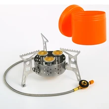 

Outdoor Gas Burners Portable Camping Windproof 9000W High Power Split Gas Stove Cooker Hiking Equipment Furnace Stove Burner