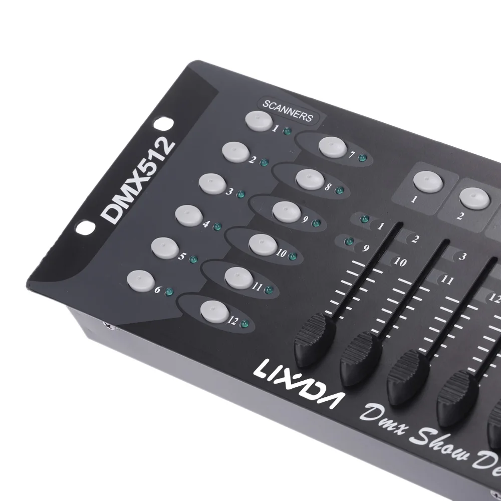 Lixada 192 каналов DMX512 Контроллер консоль для сценический светильник вечерние DJ диско Операторское Оборудование
