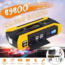Многофункциональное пусковое устройство 89800 мАч 12 В 4 USB 600A портативный автомобильный аккумулятор бустер зарядное устройство усилитель Банк питания пусковое устройство