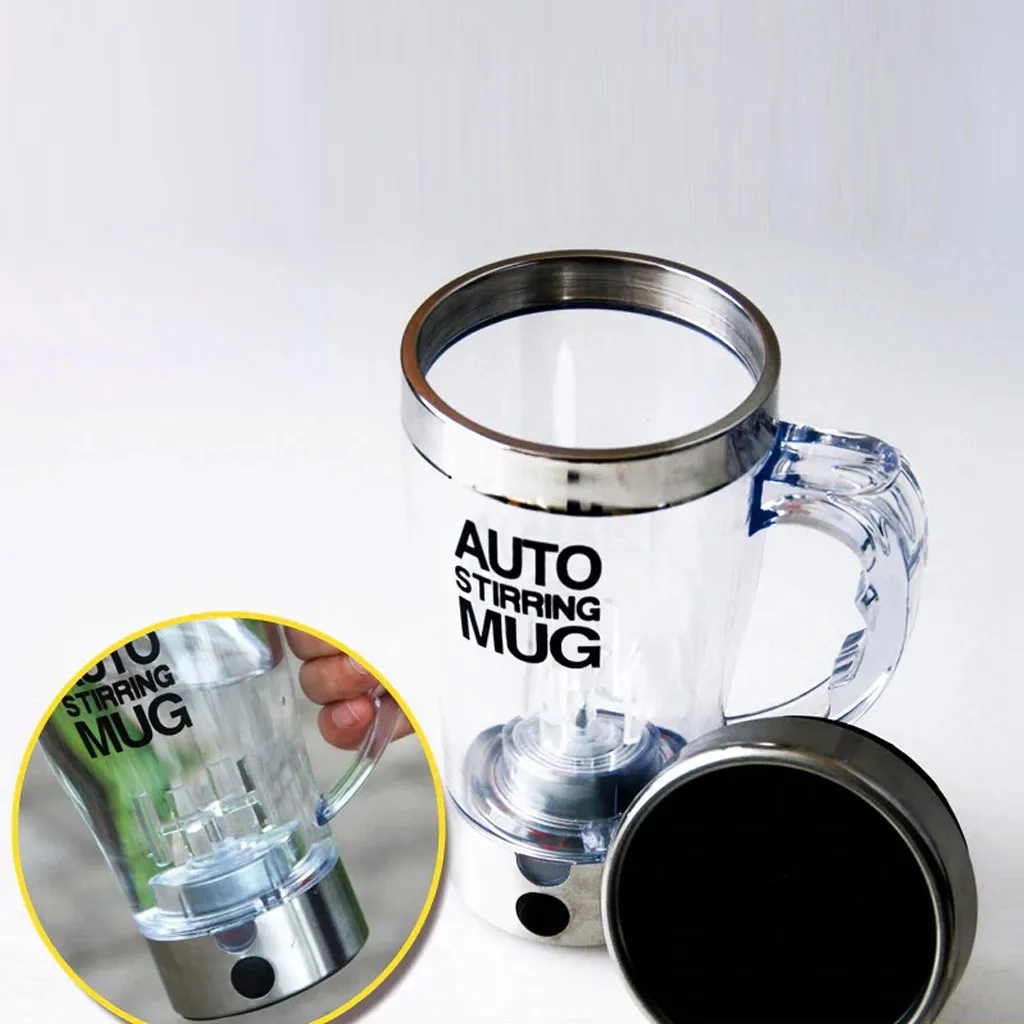 Кружка-мешалка Автоматическая электрическая ленивая Автоматическая Смешивание Кофе Чай емкость для смешивания путешествия кружка двойной Термоизолированный чашка d2