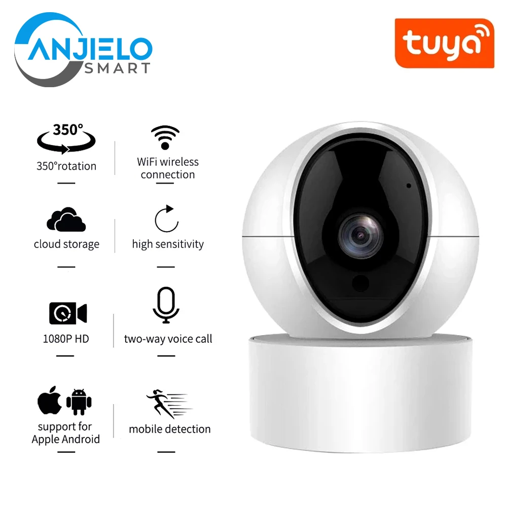 『Video Surveillance!!!』- Tuya WiFi Camera 2MP Indoor PTZ Color Dome
CCTV Camera Home Security Alarm System Motion Detection Camera