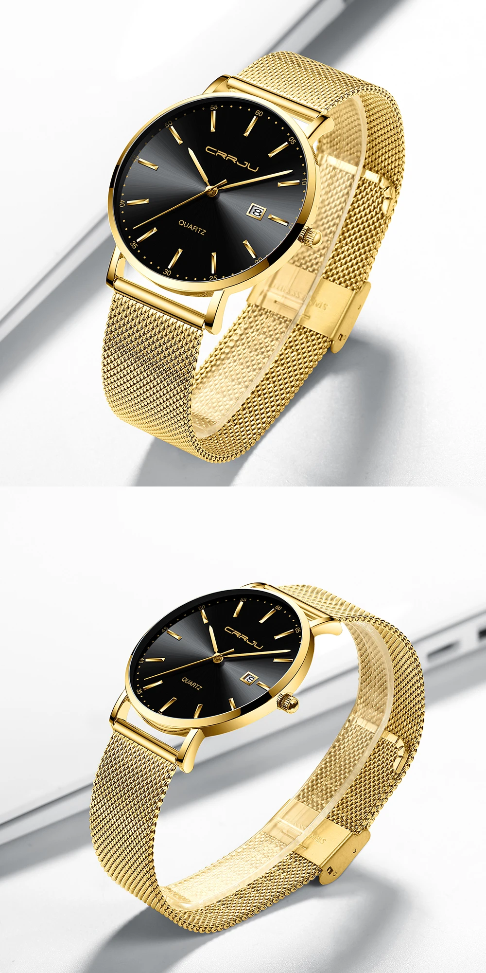Reloj Mujer CRRJU женские часы Wonme's бизнес кварцевые часы дамские лидирующий бренд роскошные женские наручные часы для девушек