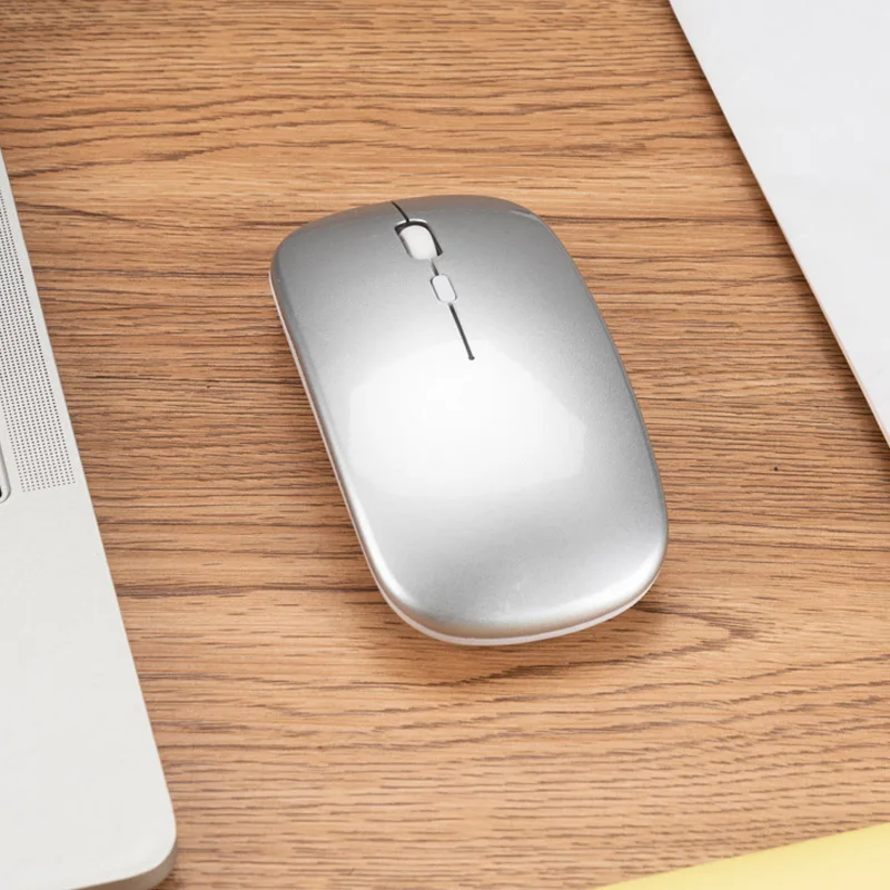Silver B Popsocket беспроводная мышь немой Аккумуляторный игровой мыши поддержка беспроводной связи для ПК компьютера ноутбука xk88 - Цвет: Silver B