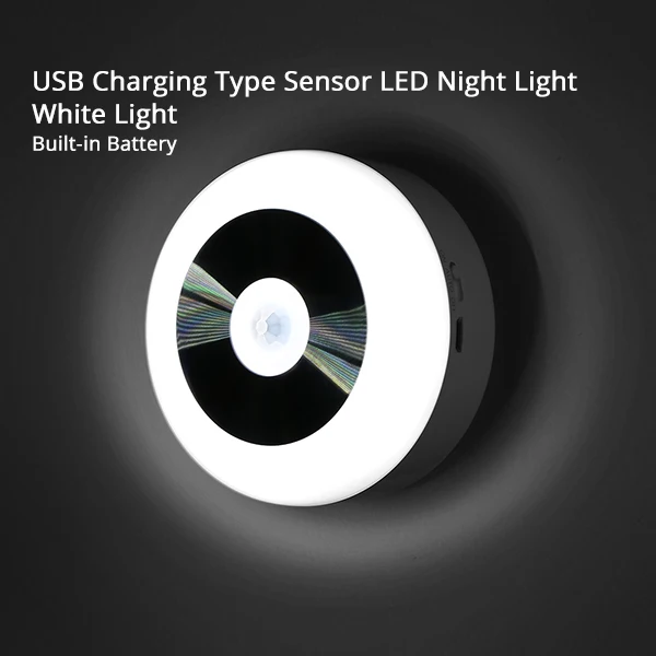 1/2/3 шт. светодиодный Сенсор шкаф ночник двойной индукционная USB AA PIR инфракрасный датчик движения Сенсор белый/теплый белый магнитный настенный Встраиваемая лампа