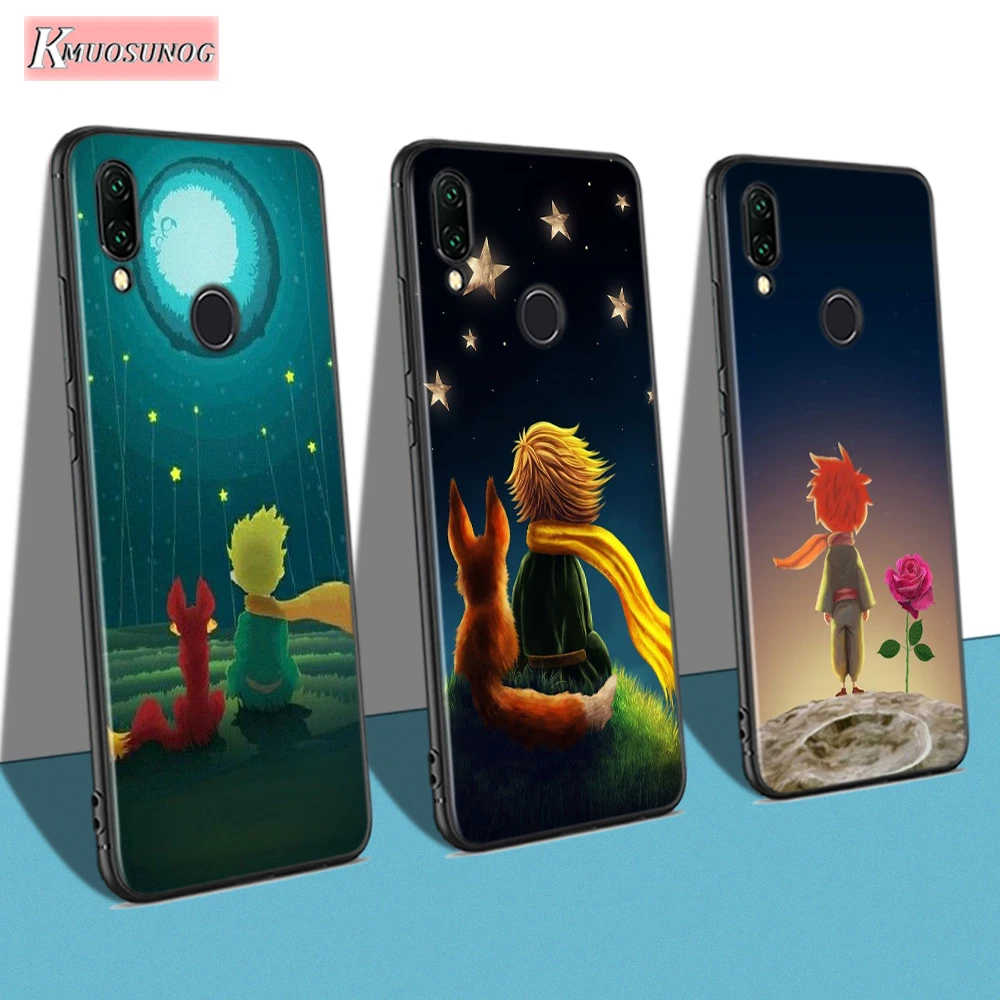 

For Redmi 8A 8 7A 7 Black Cover Lovely little prince Style For Xiaomi Redmi 4X 5A 6 6A S2 K20 GO Pro Phone Case