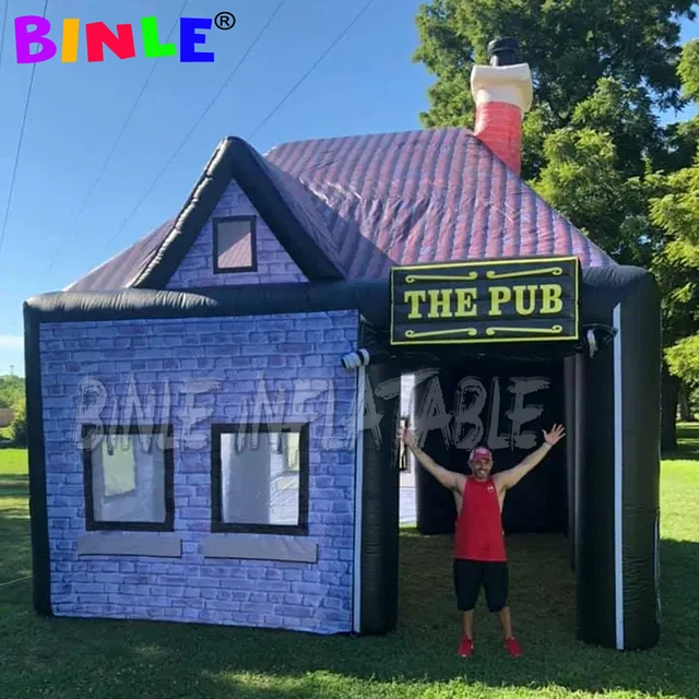 New Design 6x6m Big Portable Pop Up Inflatable Irish Pub