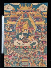 

YIZHU CULTUER ART COLLECTION VINTAGE DECORATION SACRED BUDDHIST BUDDHAS THANGKA PAINTINGS