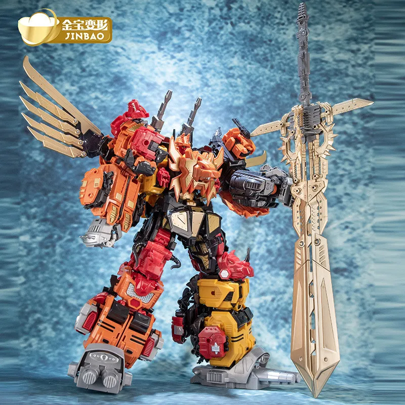 JINBAO NBK 6 в 1 большой Разрушитель Predaking Трансформации Игрушки мальчик робот