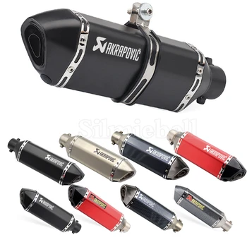 

Universal 51MM Akrapovic Motorcycle Exhaust Muffler Pipe Escape moto ATV DB killer For Yamaha Honda KTM Kawasaki Ducati Slip-on