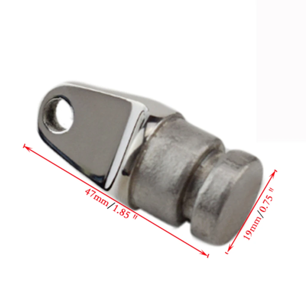 EYE END Bimini Boat Hardware 316 Stainless Steel Fitting - Top Inside 7/8 EYE END Bimini Boat Hardware 316 Stainless Steel Fitting - Top Inside 7/8