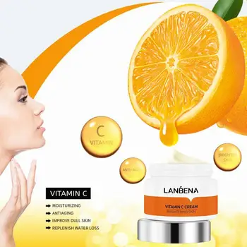 

LANBENA Vitamin C Cream Whitening Brighten Lifting Moisturizing Anti 40g Aging Anti Care Wrinkle Face Remove F3Y3