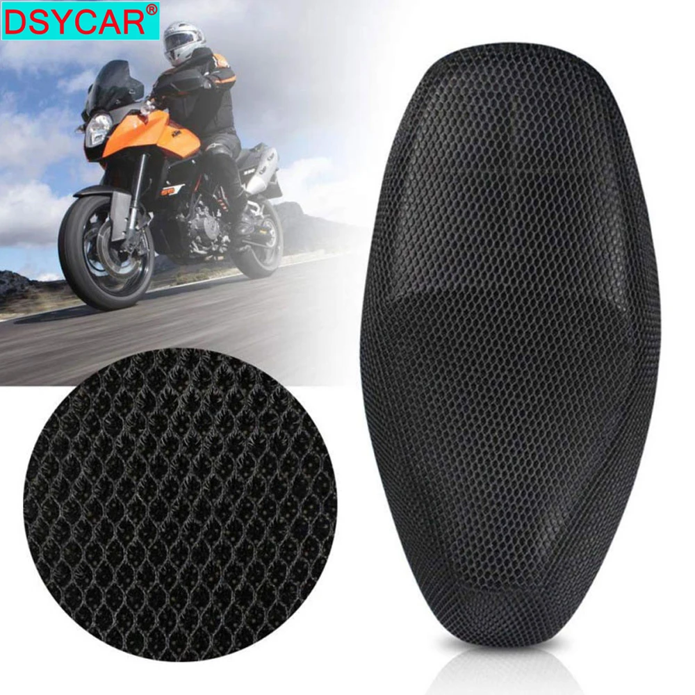 Dsycar 1pcs Antislip 3d Mesh Fabric Seat Cover Breathable Waterproof