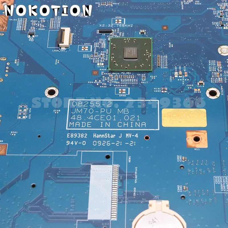 NOKOTION MBPCF01001 48.4CE01.021 для acer aspire 7535 7735 Материнская плата ноутбука DDR2 Бесплатный процессор без графического слота