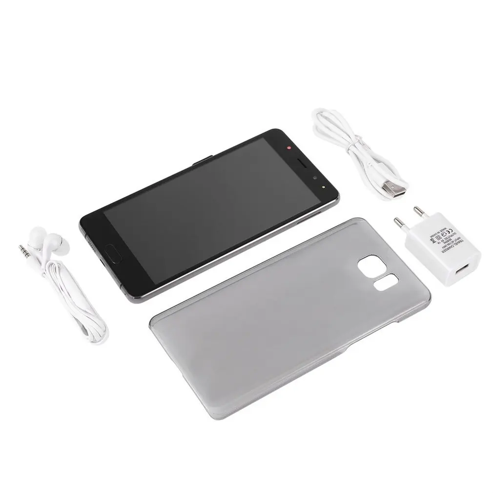 

6 Inches MTK6580 Smartphone Cell Phone For Android S8 Support Multi Language Dual Sim Dual Standy Front 200W Camera