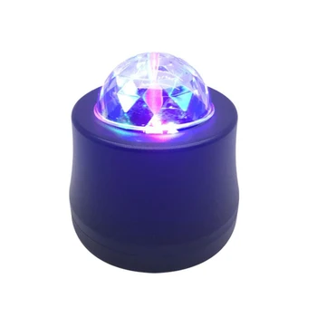 

Auto Car Interior Mini Music DJ Disgo Stage Sensor 5V USB Crystal Ball Rotate Accessories Projector Neon LED Lights