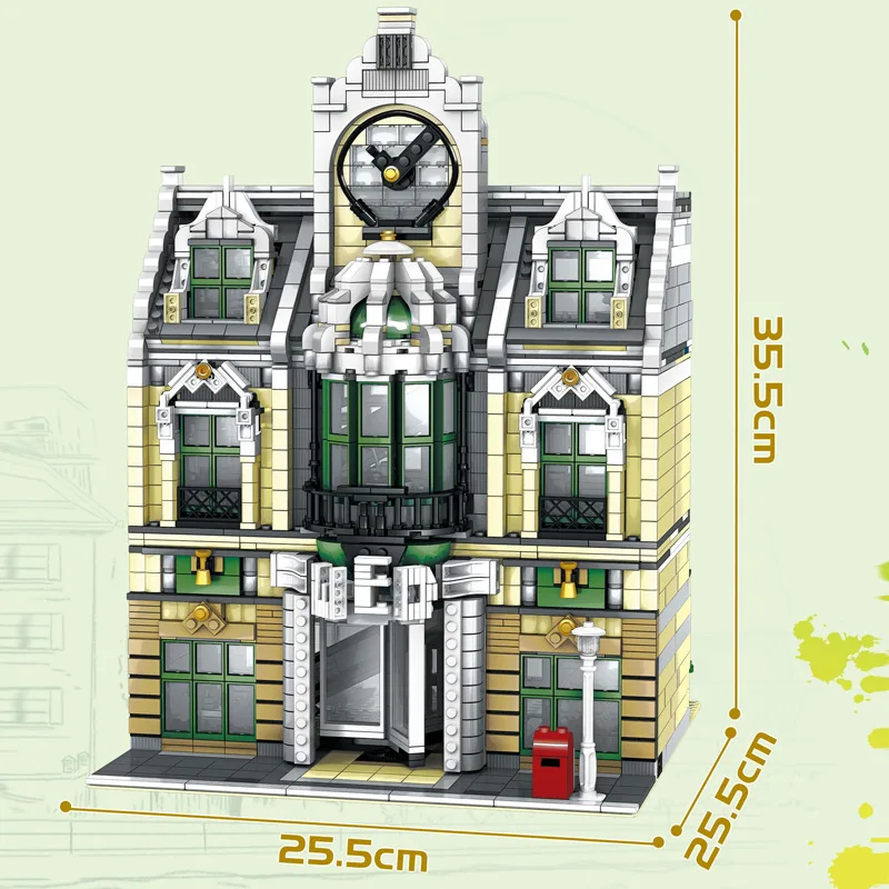 MOC 14248 City Streetview Серия Grand emperium, модель свадебного зала, строительные блоки, кирпичи 10211, игрушка, рождественский подарок