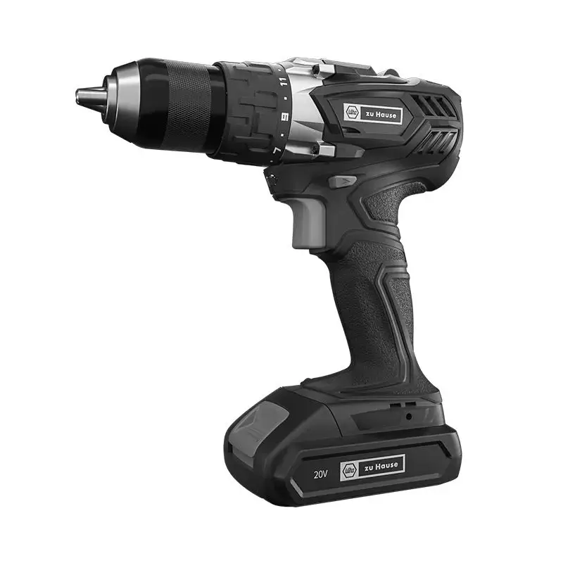 

20V 1500mAh Cordless Dual Speed Electric Power Drill Driver 40NM Lithium Rechargeable Electric Screwdriver Drill 15+1 Torque