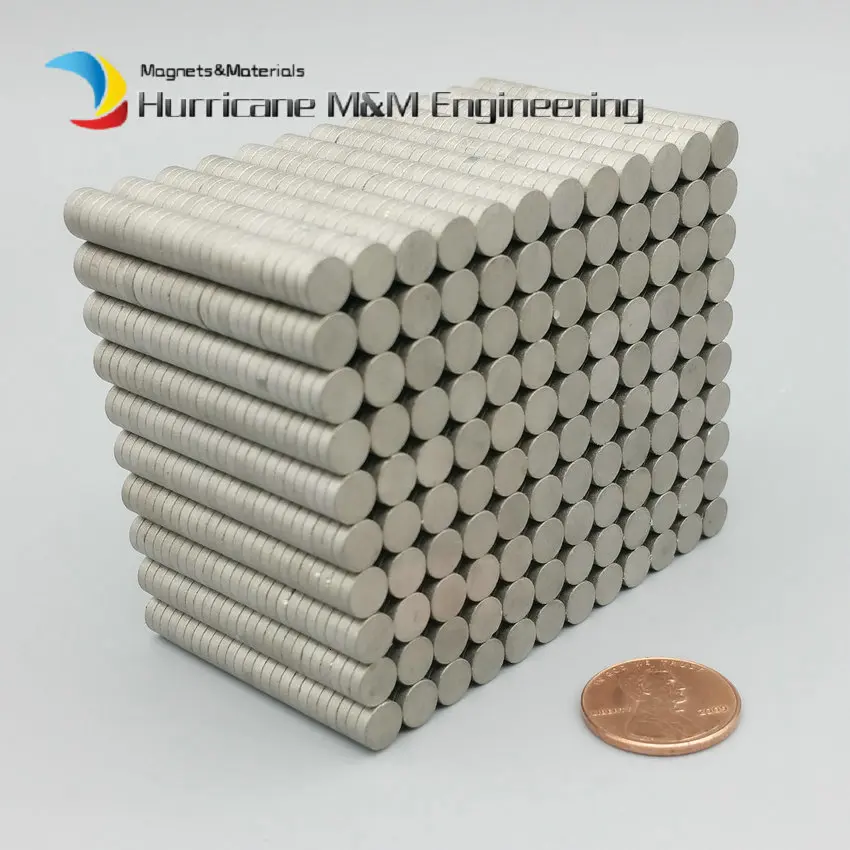 1000 шт. SmCo магнитный диск диам. 6x2 6x1,7 мм цилиндр класса YXG28H 350 градусов C Рабочая температура Постоянные Магниты редкоземельные магниты