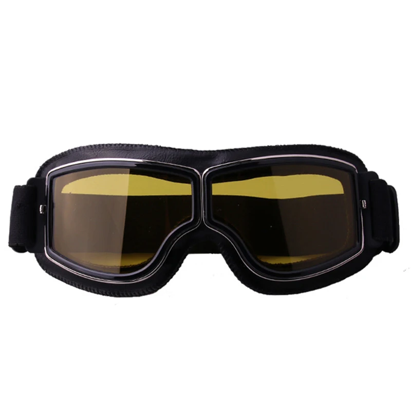 Motorcycle Goggles Helmet Pilot Scooter Retro Moto Outdoor Dirt Bike Riding Sunglasses Motocross Glasses Vintage Off-Road ATV