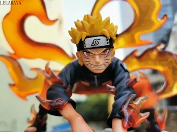 

Anime NARUTO Shippuden Uzumaki Naruto Kakashi Obito Itachi Kyuubi Kurama Statue PVC Action Figure Collectible Model Toys Gift