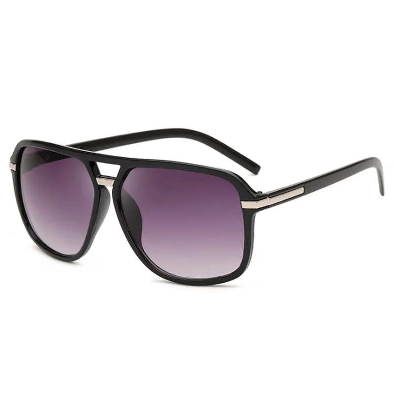 Fashion Square Sunglasses Men Gradient Glasses Driving Brand Design