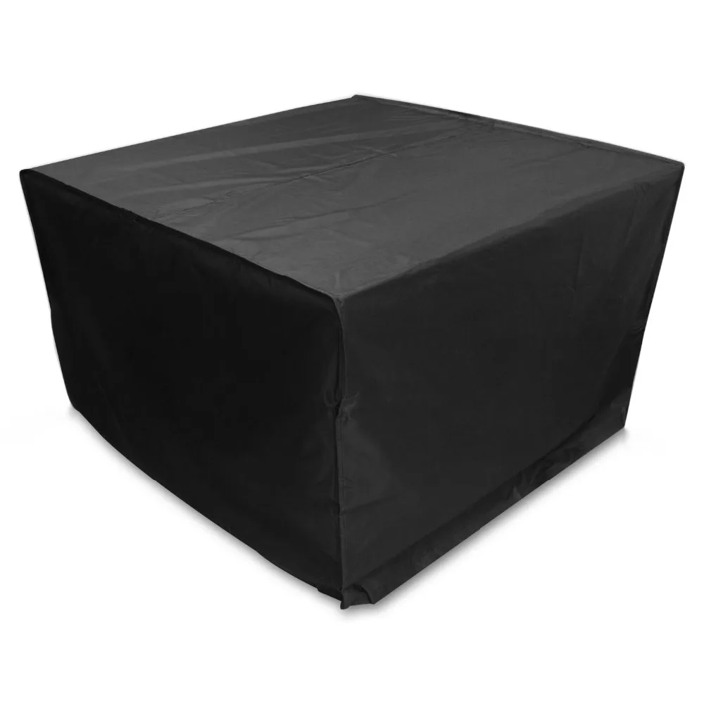 420D Оксфорд мебель пылезащитный чехол для плетением и алюминиевым Органайзер в форме куба стул диван Водонепроницаемый дождь открытый внутренний дворик Защитный Чехол черный