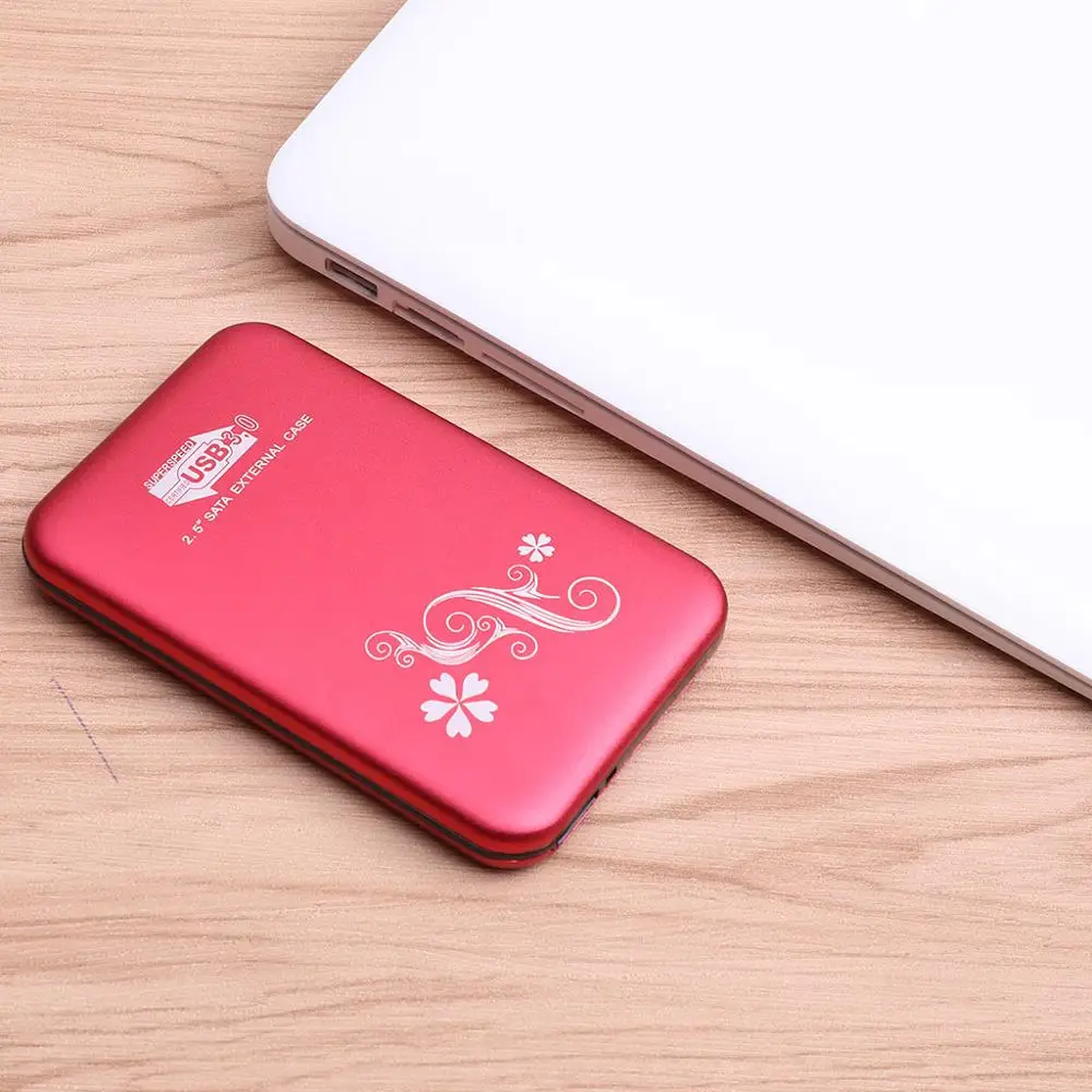 

Metal pattern 2.5 inch USB3.0 external hard drive 320GB / 500GB portable HDD storage disk plug and play, suitable for PC / Mac