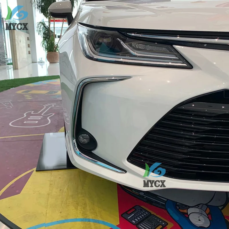 Подходит для Toyota Corolla E210 Sedan автомобильный Стайлинг ABS передний противотуманный светильник декоративный чехол отделка 2 шт. авто аксессуары
