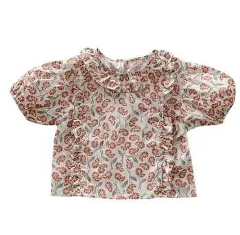 

2020 Summer Baby Girls Summer Printed Top, Princess Kids Cute T-shirt 6 pieces/lot, Wholesale