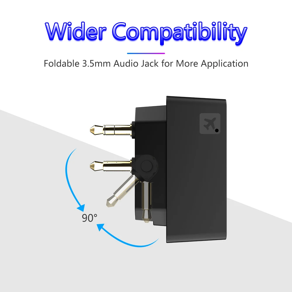 Bluetooth Airplane Airline Flight Adapter Transmitter For Beats Powerbeats Pro Bluetooth Headphone Earphones Headset TWS Earbud