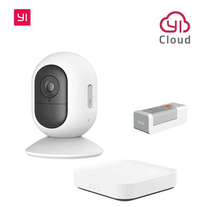 

Kami Smart Indoor/Outdoor 1080p Wi-Fi Wireless Camera Kit Wire-Free Ip Camera Rechargeable Battery Security Surveillance Camera