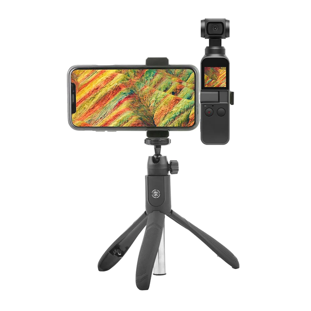 Bluetooth селфи палка монопод для DJI Osmo Pocket Расширьте Фиксированный кронштейн зажим