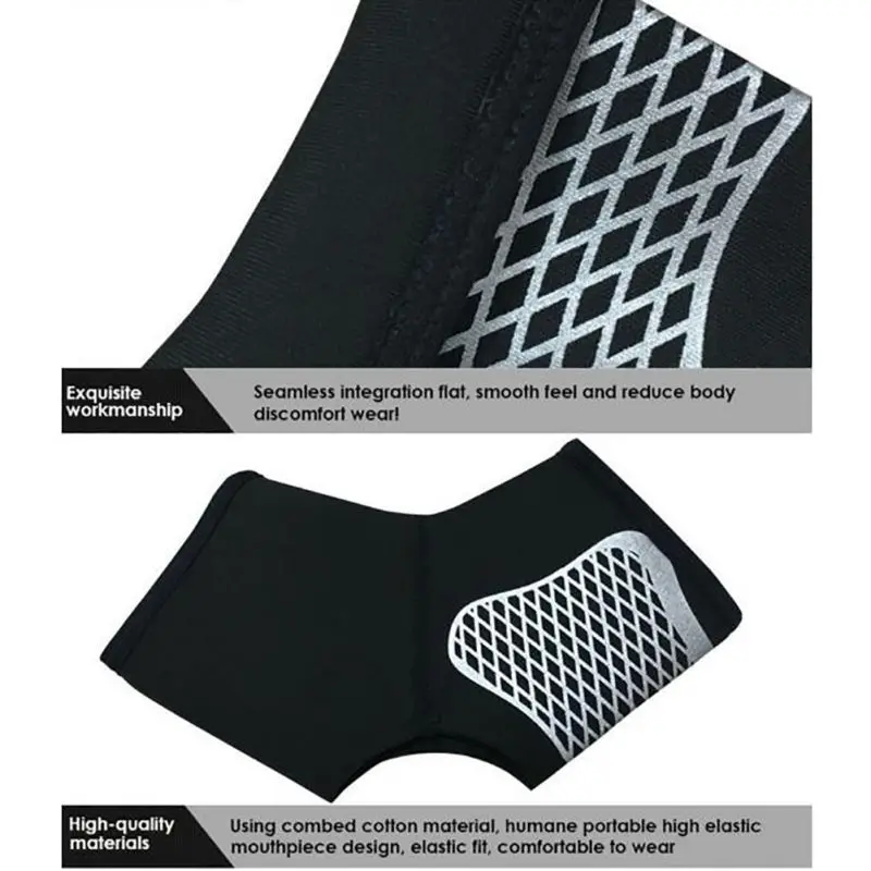 2020New High Elastic Protect Ankle Safety Equipment Sports Running Basketball Ankle Brace 1 Pair Sport Ankle Support