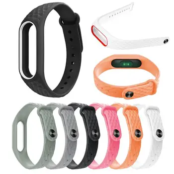 

Smart Watch Bracelet For Xiaomi Mi 2 Band Sport Bracelet Watchband Silicone Strap Wristband Sport Bracelet Replacement Straps