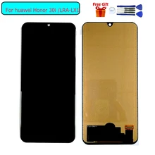 Tft para huawei honor 30i LRA-LX1 display lcd substituição da tela digitador assembléia painel de toque módulo sem suporte impressão digital