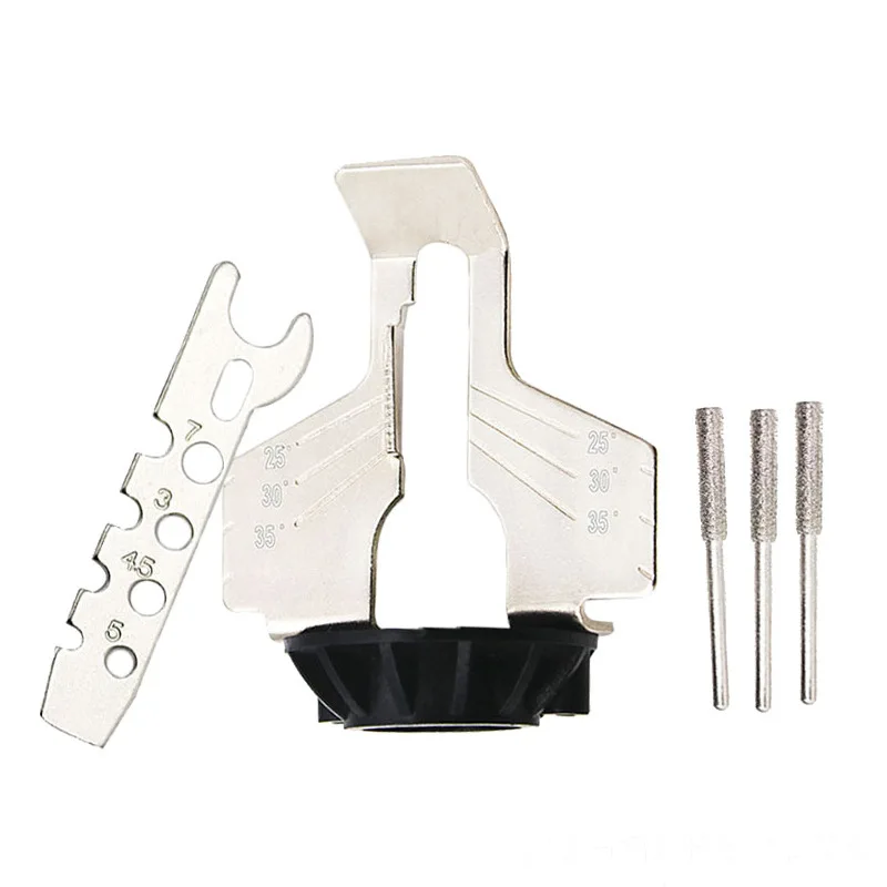 

Chainsaw Sharpening Kit Rotary Sharpener Tool Chain Machine Kit Saw Blade Sharpener Guide Drill Adapter Head