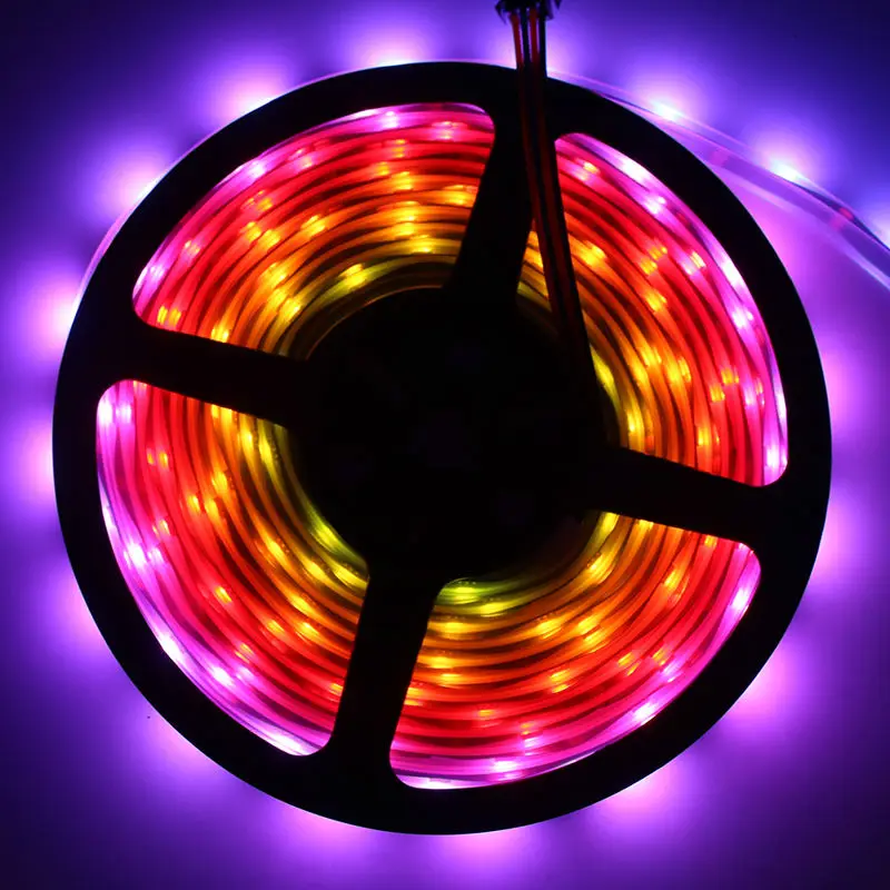 Полноцветная светодиодная лента APA102 1 м/5 м 30/36/60/96/144 led s/m Pixel 5050 IP30/IP67 RGB