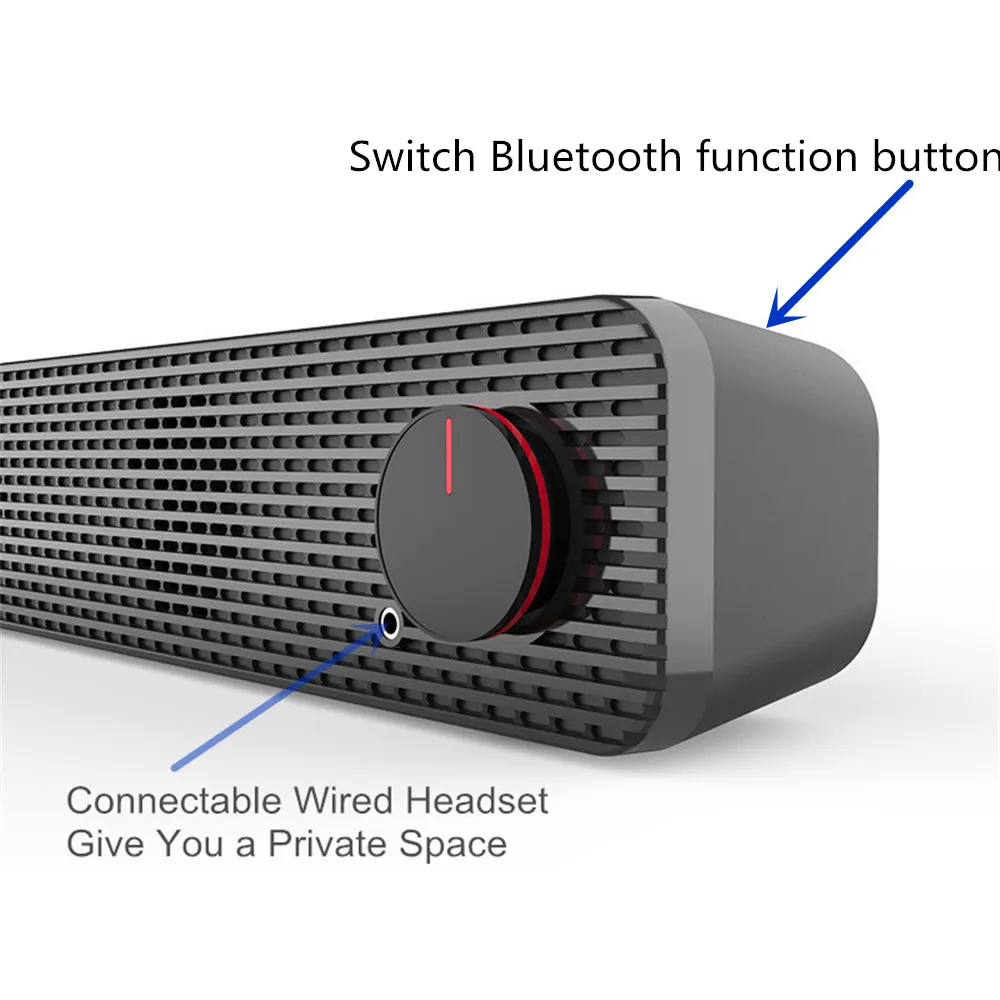 HYASIA PC Bluetooth динамик Компьютер светодиодный свет ноутбука BT сабвуфер ПК bluetooth