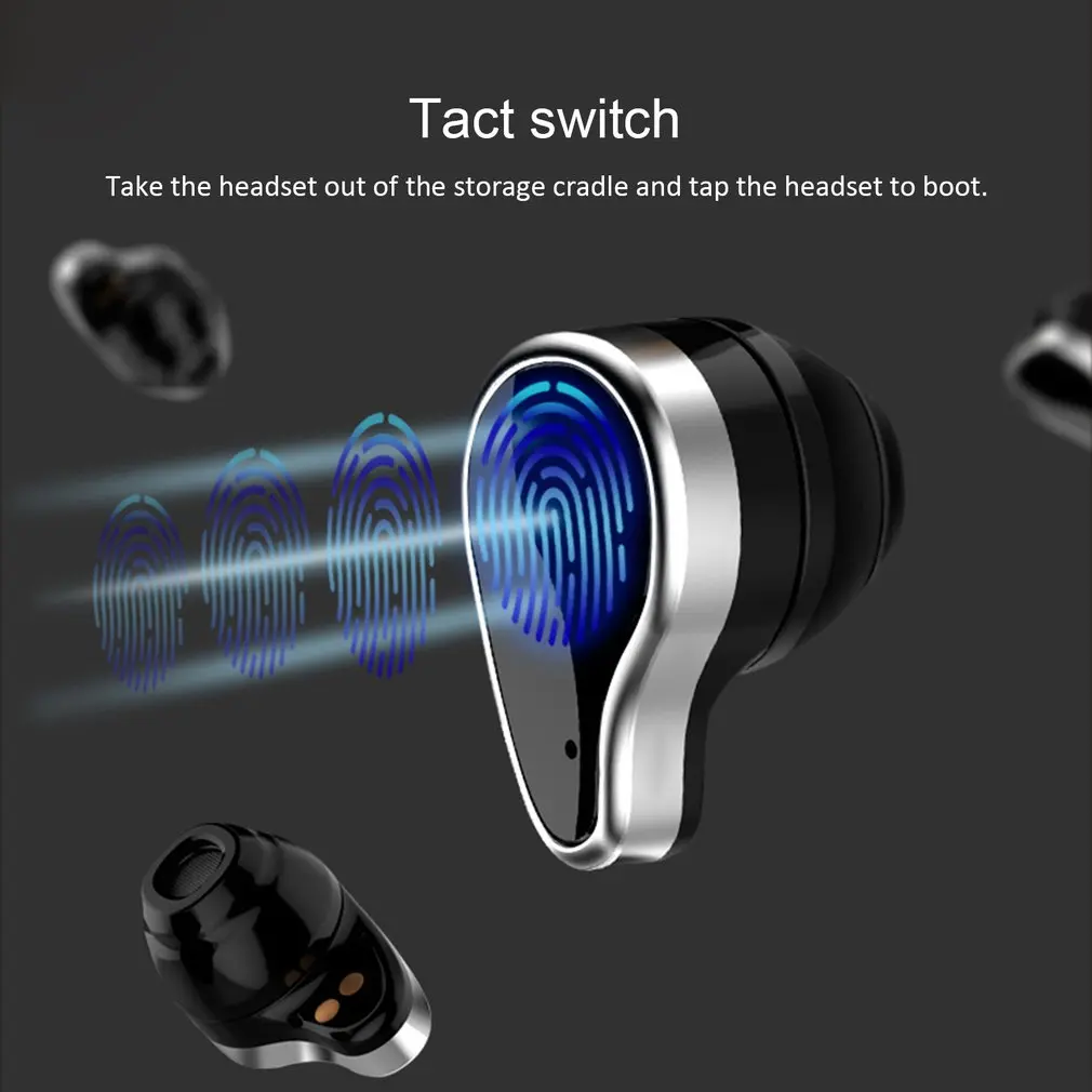 T89 Stereo Earphone 5.0 Smart Bracelet Watch Binaural Health Heart Rate Monitoring Sports Smart Watch Men Women