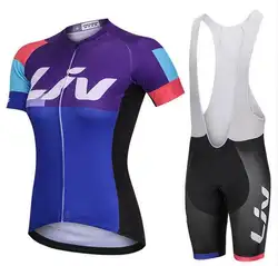 Велоспорт Джерси 2019 LIV uniforme ciclismo триатлон roupa ropa ciclismo mujer ropa hombre комплект для велоспорта Женский комплект Джерси для велоспорта